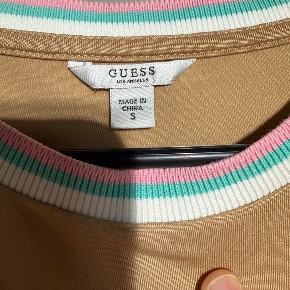 🌴 GUESS Los Angeles Graphic Tee – Size S - Tiger Print - Picture 3 of 3